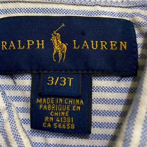 Girls Ralph Lauren Short Sleeve Oxford Shirt - Picture 11 of 12